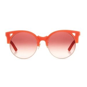 Pared “Up & At ‘Em” Coral & Rose Gold Sunglasses